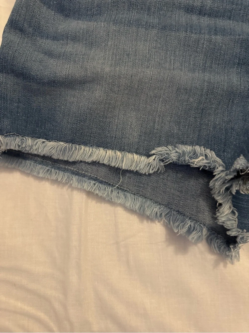 7 for all Mankind Frayed Denim Shorts